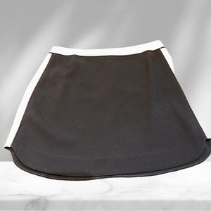 Babaton Black and White detail mini skirt size 4